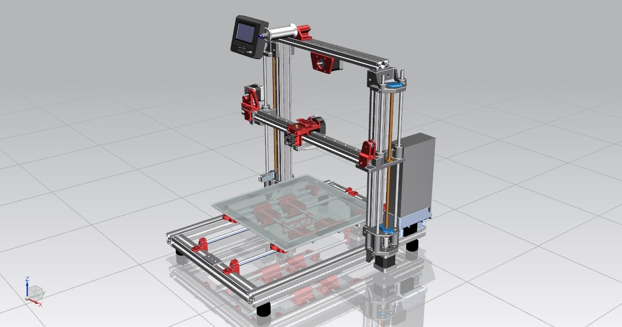 مدل سه بعدی پرینتر سه بعدی |طراحی 3D Printer