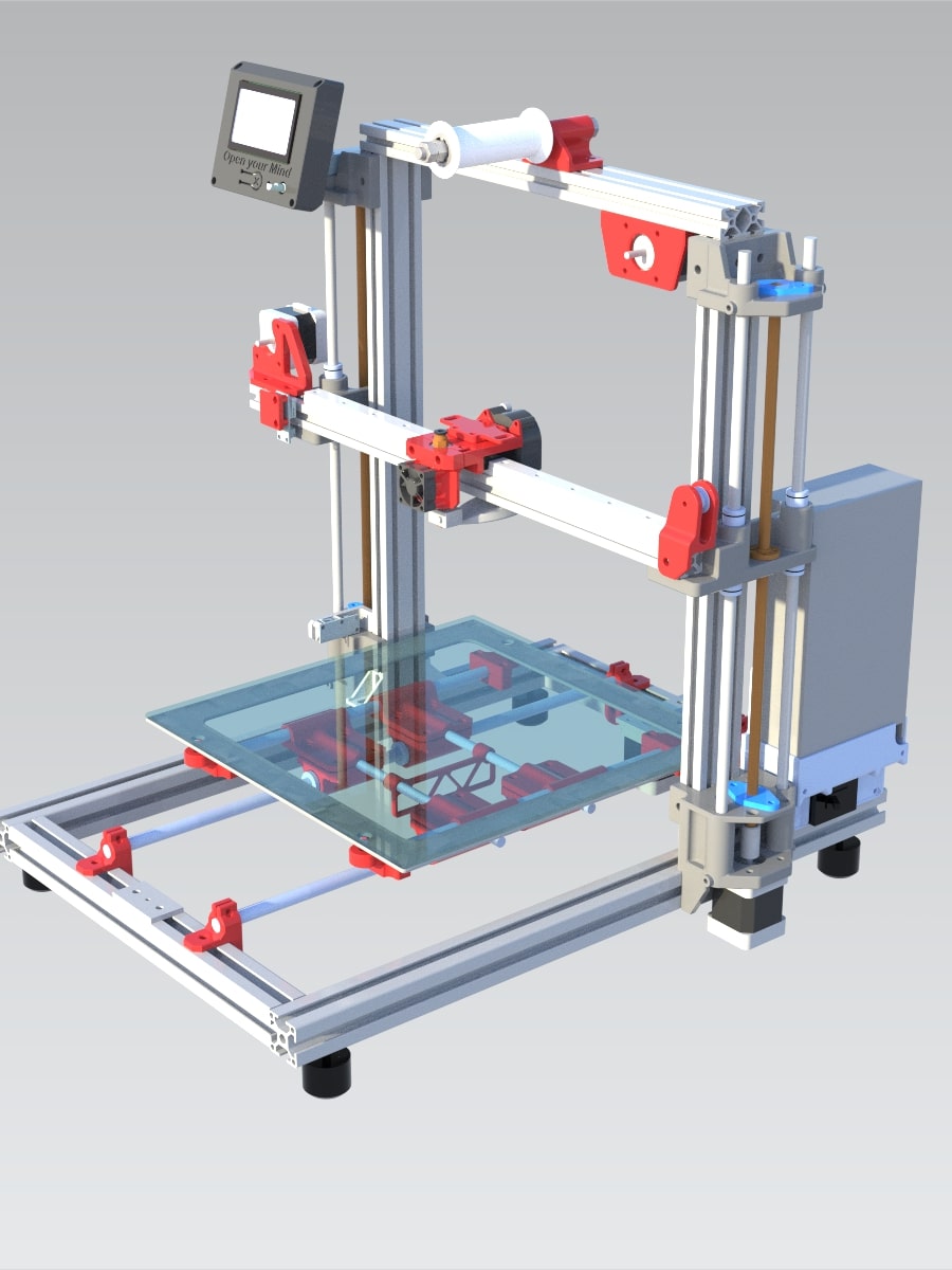CadFile مدل سه بعدی پرینتر سه بعدی طراحی 3D Printer CadFile