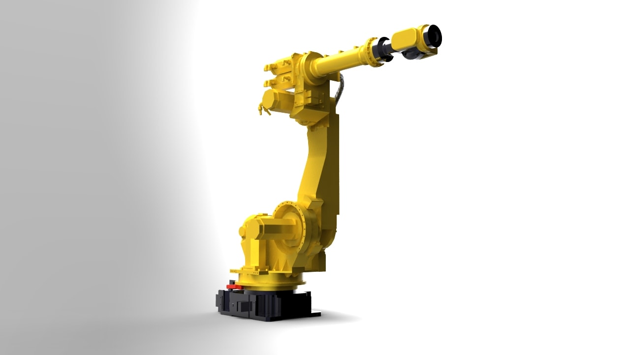 طراحی بازوی رباتیک | مدلسازی شده در سالیدورک