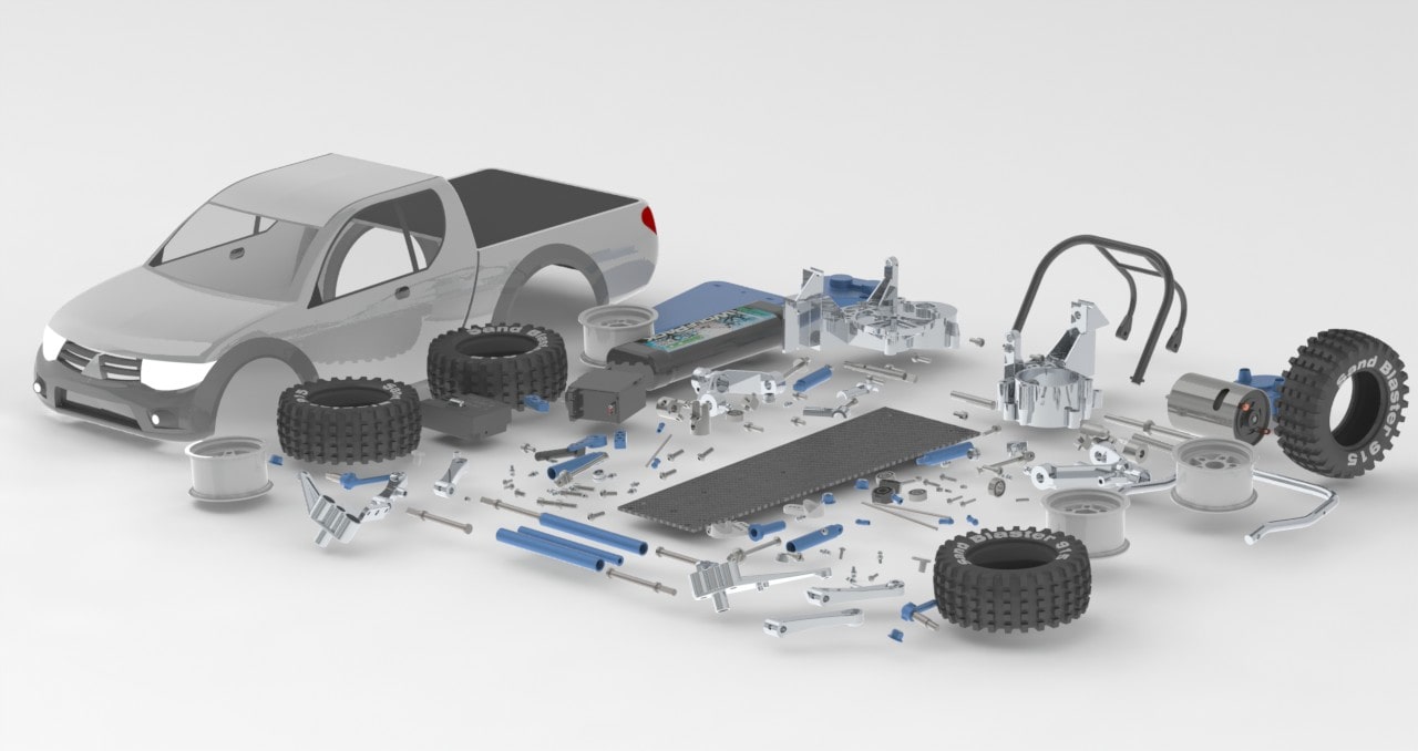 اموزش طراحی خودرو با سالیدورک | مدلسازی کامل قطعات خودرو